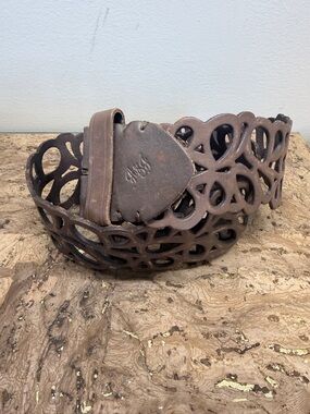 Abercrombie & Fitch Leather Belt in Distressed Brown 😍 42 Inches